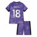 Tanie Strój piłkarski Liverpool Cody Gakpo #18 Koszulka Trzeciej dla dziecięce 2023-24 Krótkie Rękawy (+ szorty)
